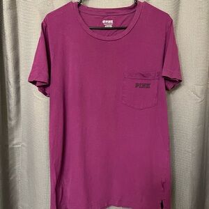 PINK Victoria's Secret Purple Short Sleeve Tee